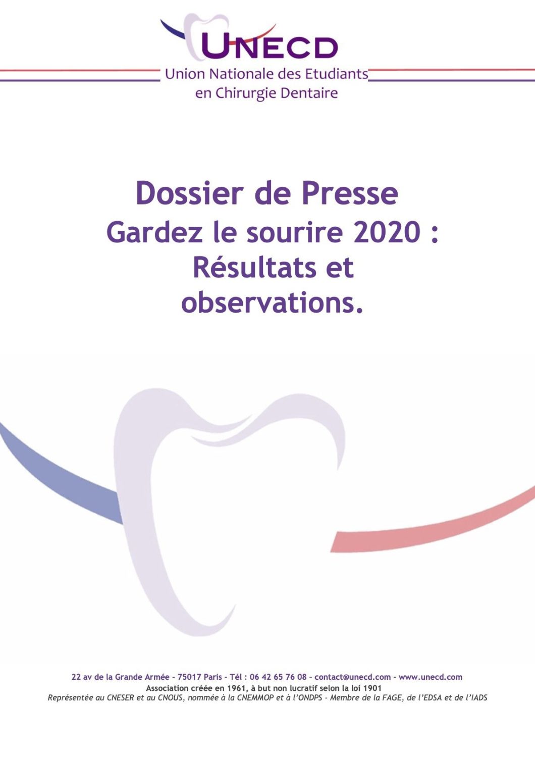 Dossiers de presse Union Nationale des Étudiants en Chirurgie Dentaire photo